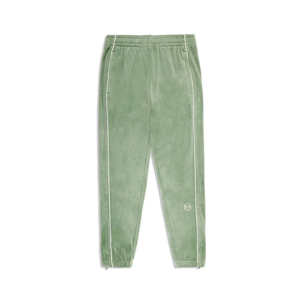 NWT SERGIO TACCHINI Men’s Lions Velour Track Pant Hedge Green XL New Bottom